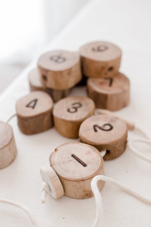 QTOYS - Tree Number Lacing Set